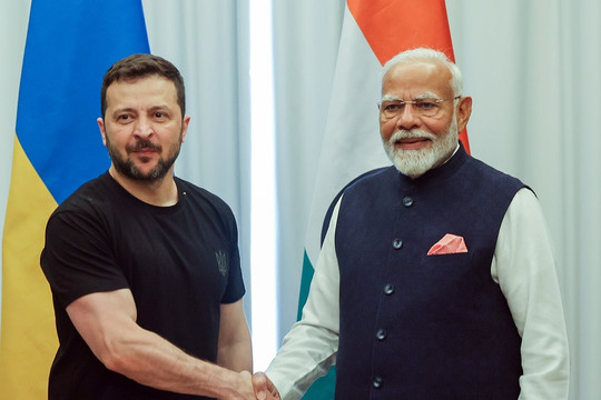 Thủ tướng Ấn Độ Narendra Modi thăm Ukraine, bắt đầu chuyến công du mang tính bước ngoặt