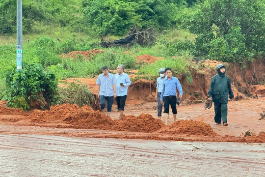 Vụ sạt lở cát tại Phú Hài: Khẩn trương triển khai các biện pháp ứng phó tạm thời