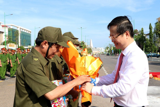 Phát động phong trào thi đua đặc biệt trong lực lượng bảo vệ ANTT ở cơ sở