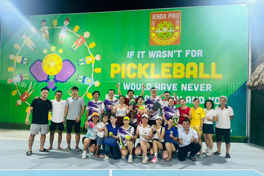 Phong trào chơi pickleball đang lan rộng