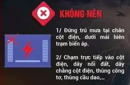 Công ty Điện lực Bình Thuận lưu ý về an toàn điện khi mưa bão, ngập lụt