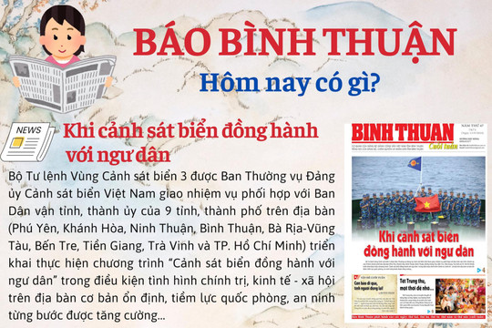 Kính mời độc giả đón đọc báo in Bình Thuận hôm nay (13/9)