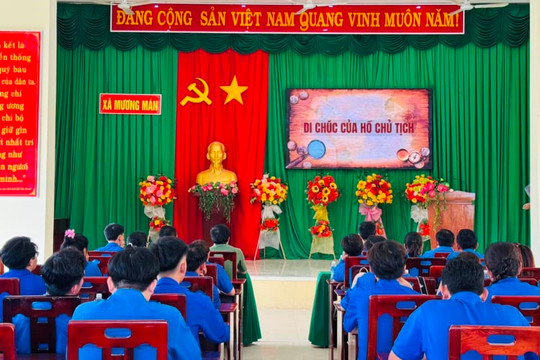 Nâng cao nhận thức thanh niên trong thực hiện Di chúc của Bác