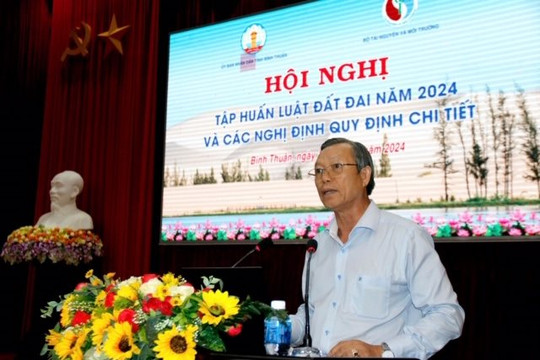 Tập huấn Luật Đất đai năm 2024: 
Có 18 điểm mới hỗ trợ người sử dụng đất


