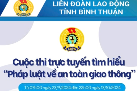 Thi trực tuyến tìm hiểu “Pháp luật về an toàn giao thông” 