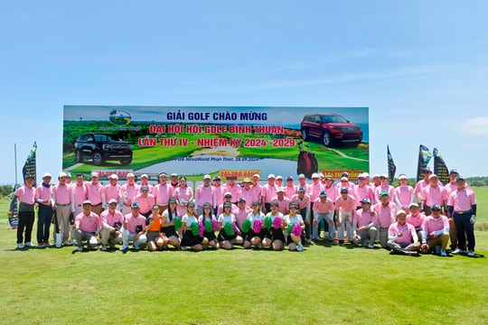 Đại hội Hội Golf Bình Thuận lần thứ IV nhiệm kỳ 2024-2019