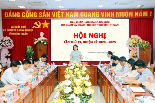 Đảng bộ Khối cơ quan và doanh nghiệp tỉnh: Tăng cường sự lãnh đạo của Đảng trong công tác dân vận