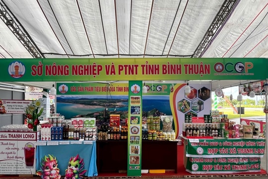 Sản phẩm OCOP Bình Thuận tại Diễn đàn kết nối Đồng bằng Sông Cửu Long