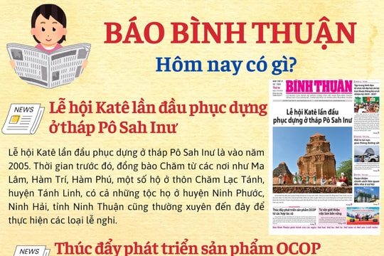 Kính mời độc giả đón đọc báo in Bình Thuận hôm nay (2/10)