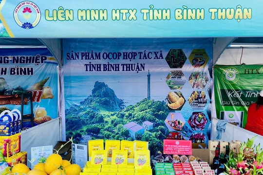 Liên minh HTX tỉnh tham gia Phiên chợ xúc tiến thương mại tỉnh Khánh Hòa