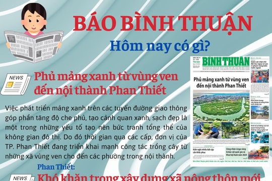 Kính mời độc giả đón đọc báo in Bình Thuận hôm nay (3/10)