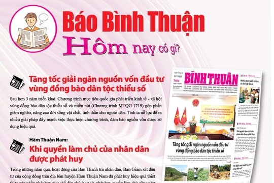 Kính mời độc giả đón đọc báo in Bình Thuận hôm nay (9/10)