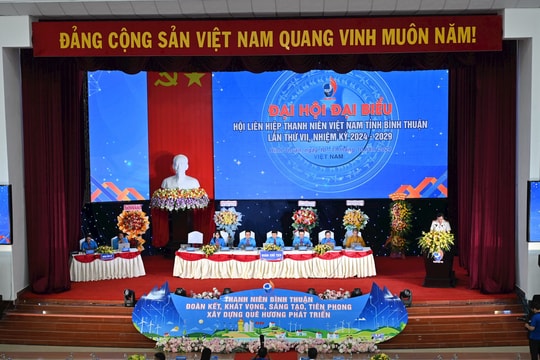 Khai mạc Đại hội đại biểu Hội Liên hiệp Thanh niên Việt Nam tỉnh Bình Thuận lần thứ VII, nhiệm kỳ 2024 – 2029