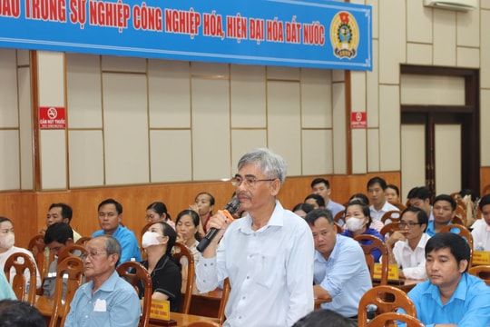 Cử tri quan tâm đến các chính sách cho cán bộ đoàn viên và người lao động