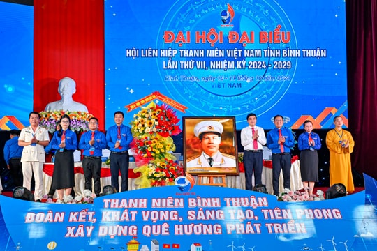 Phiên trọng thể Đại hội đại biểu Hội Liên hiệp thanh niên Việt Nam tỉnh Bình Thuận lần thứ VII, nhiệm kỳ 2024 - 2029