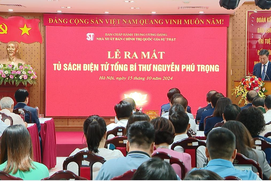 Ra mắt Tủ sách điện tử về Tổng Bí thư Nguyễn Phú Trọng