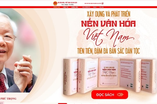 Thi trực tuyến toàn quốc tìm hiểu nội dung cuốn sách của cố Tổng Bí thư Nguyễn Phú Trọng