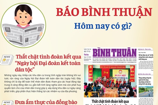 Kính mời độc giả đón đọc báo in Bình Thuận hôm nay (12/11)