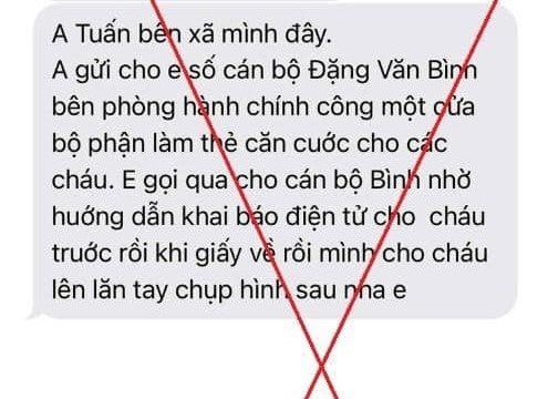 Phú Quý: Xuất hiện tình trạng giả danh Công an làm căn cước công dân