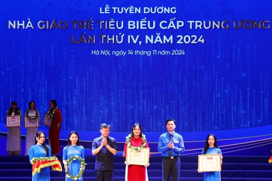 Bình Thuận: Một nhà giáo trẻ tiêu biểu được vinh danh cấp trung ương năm 2024