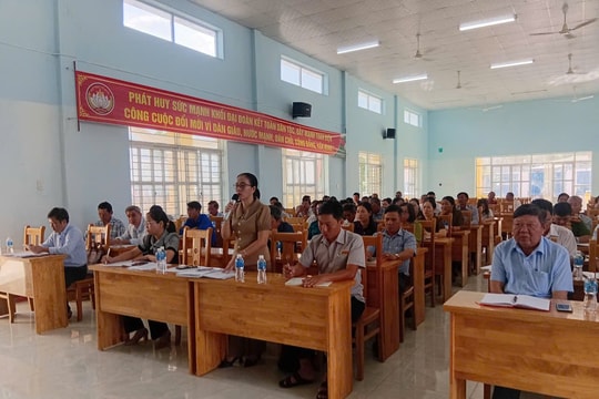 Tánh Linh: Lãnh đạo Huyện ủy, UBND huyện đối thoại với nhân dân xã Đức Bình