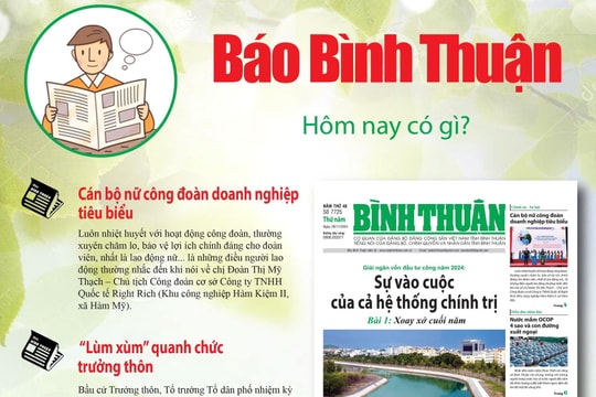 Kính mời độc giả đón đọc báo in Bình Thuận hôm nay (28/11)