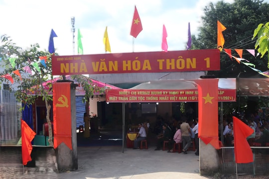 Hơn 97% thôn trong tỉnh đạt tiêu chuẩn văn hóa