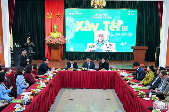 Chương trình "Xây Tết 2025" sẽ trao tặng 18.500 phần quà Tết cho công nhân
