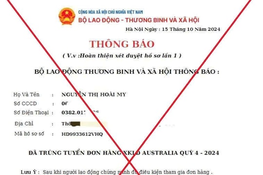 Phối hợp ngăn ngừa thông tin giả mạo về xuất khẩu lao động