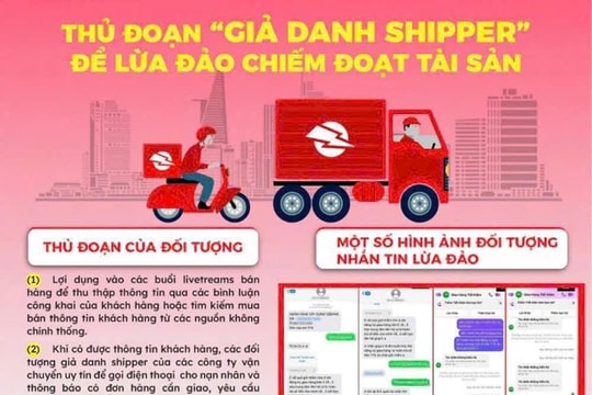 Cảnh giác với thủ đoạn giả danh người giao hàng