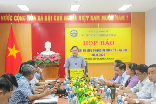 Họp báo công bố số liệu thống kê kinh tế - xã hội năm 2024