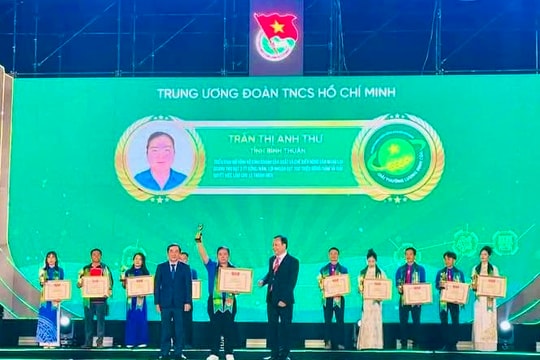 Trần Thị Anh Thư - “Nhà nông trẻ” xuất sắc nhận giải thưởng Lương Định Của