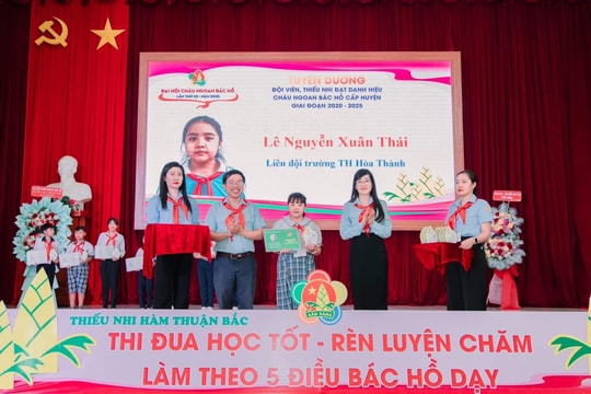  Hàm Thuận Bắc tổ chức Đại hội Cháu ngoan Bác Hồ lần thứ XII, năm 2025