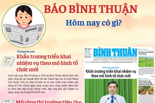 Kính mời độc giả đón đọc báo in Bình Thuận hôm nay (17/2)