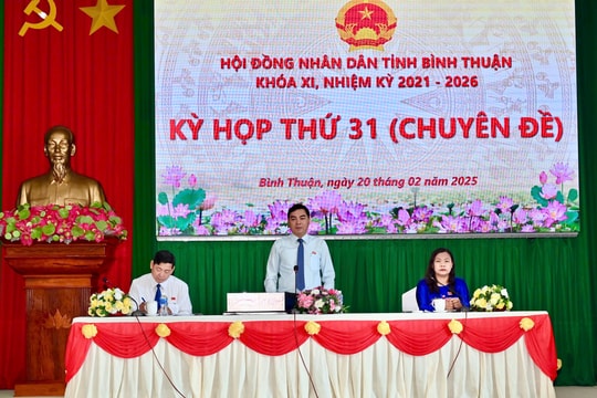 Kỳ họp thứ 31 - HĐND tỉnh Bình Thuận khóa XI: Chỉ đạo sắp xếp tổ chức bộ máy các cơ quan, đơn vị trực thuộc các sở