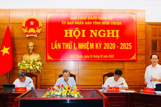 Hội nghị Ban Chấp hành Đảng bộ UBND tỉnh lần thứ 1, nhiệm kỳ 2020 -2025