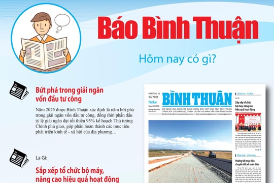 Kính mời độc giả đón đọc báo in Bình Thuận hôm nay (24/2)