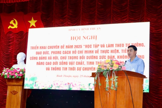 Gần 8.500 đại biểu dự Hội nghị triển khai chuyên đề năm 2025 về học tập và làm theo tư tưởng, đạo đức, phong cách Hồ Chí Minh 