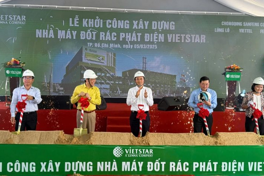 TP.HCM khởi công nhà máy đốt rác phát điện thứ hai với công suất lớn