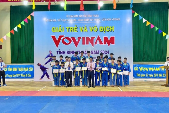 Khởi tranh Giải Vovinam học sinh Bình Thuận năm 2025