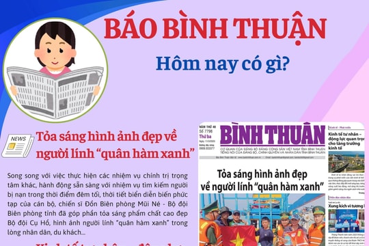 Kính mời độc giả đón đọc báo in Bình Thuận hôm nay (11/3)