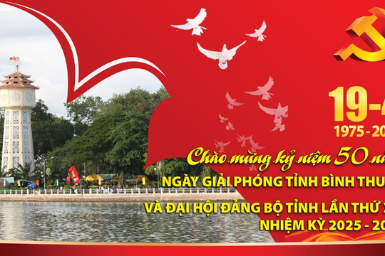 8 công trình, dự án hoàn thành và khởi công mới chào mừng kỷ niệm 50 năm giải phóng tỉnh Bình Thuận và Đại hội Đảng bộ tỉnh Bình Thuận lần thứ XV, nhiệm kỳ 2025 - 2030