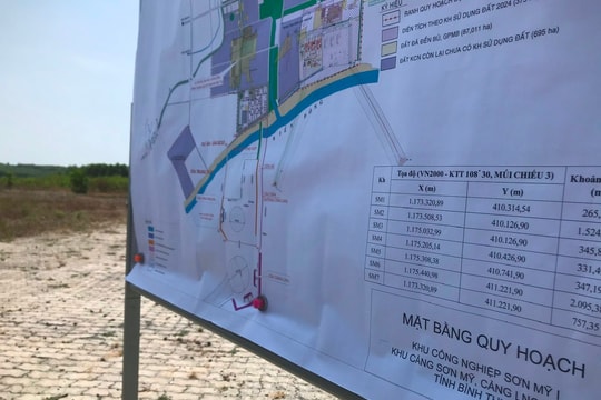 KCN Sơn Mỹ 1 (Hàm Tân): Tập trung gỡ vướng, chuẩn bị mặt bằng cho các dự án “tỷ đô”