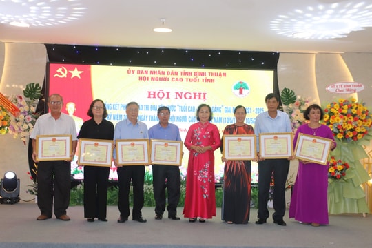 Tổng kết phong trào thi đua “Tuổi cao - Gương sáng” giai đoạn 2021 - 2025