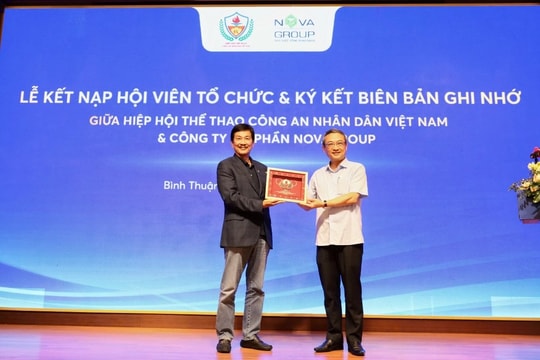 NovaGroup hợp tác với hiệp hội thể thao Công an nhân dân Việt Nam phát triển thể thao chuyên nghiệp và bền vững, vì một cộng đồng khỏe mạnh