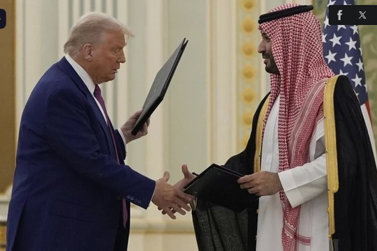 Mỹ - Arab Saudi ký thỏa thuận vũ khí 142 tỷ USD
