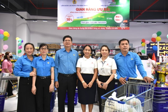 Hơn 130 mặt hàng giảm giá dành cho đoàn viên công đoàn 