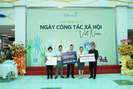 ‏Little Garden Spa trao 500 triệu đồng hỗ trợ phẫu thuật cho trẻ em mắc bệnh tim và hở hàm ếch‏