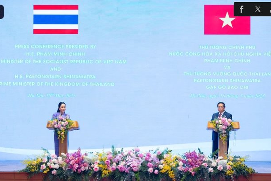 Việt Nam - Thái Lan nhất trí nâng cấp quan hệ lên Đối tác chiến lược toàn diện