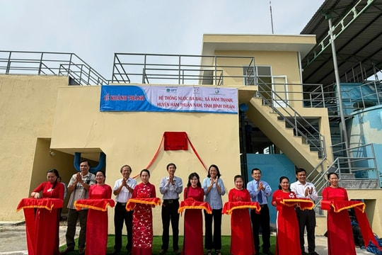 Mở rộng các tuyến ống cấp nước trên địa bàn Hàm Thuận Nam